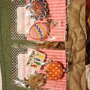 NWOT Seasonal Pacifier holders